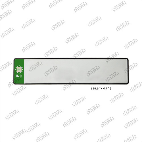 Green Car Long Number Plates