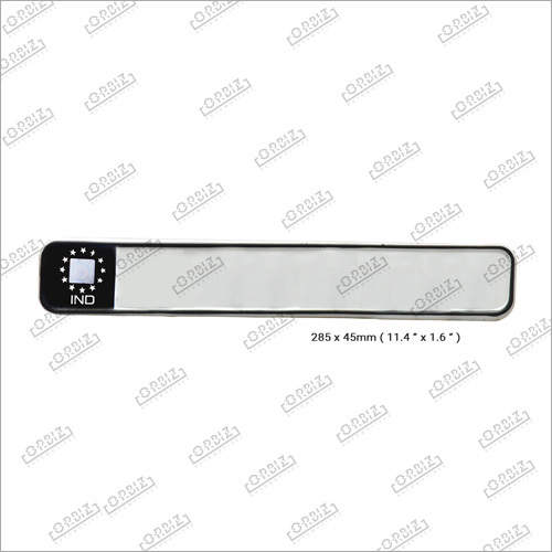 Ind Black Bike Front Number Plates