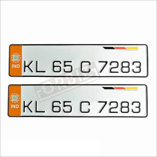 Ind Orange Number Plates
