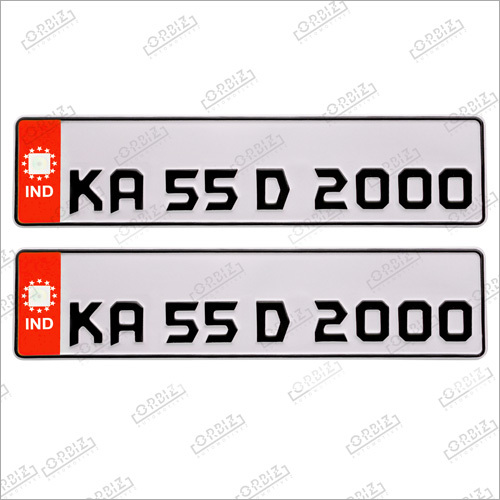 Red Batman Car Number Plates