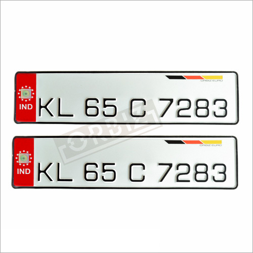 Red Number Plates