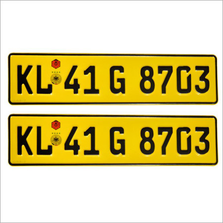 Taxi German Size Number Plates