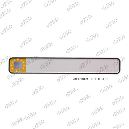 Yellow Bike Front Number Plates