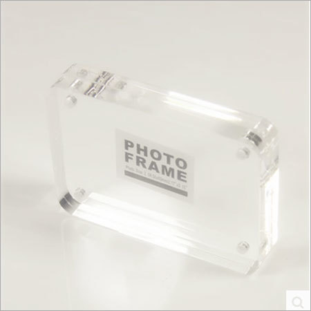 acrylic block photo frame