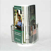 Acrylic Brochure Holder Spinning