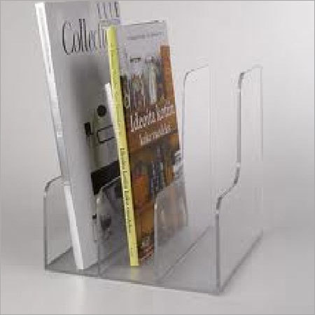 Acrylic magazine holder