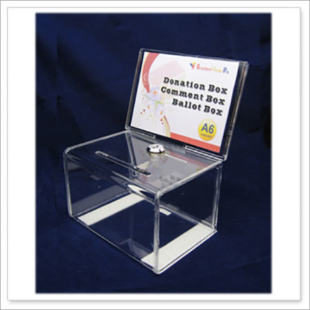 Acrylic Suggestion And Complaint Box