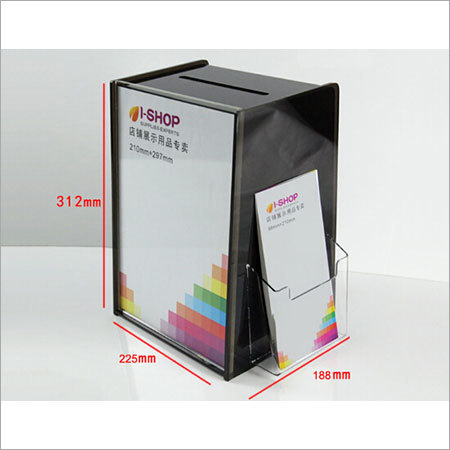 Acrylic Suggestion And Complaint Box