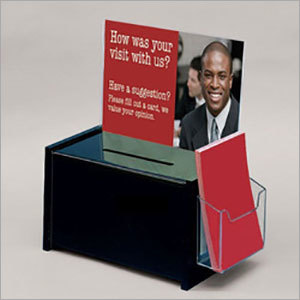 Acrylic Suggestion And Complaint Box