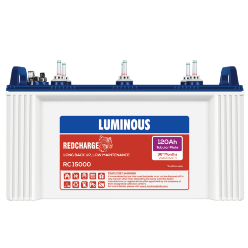 White / Blue Luminous Rc15000 120 Ah Battery