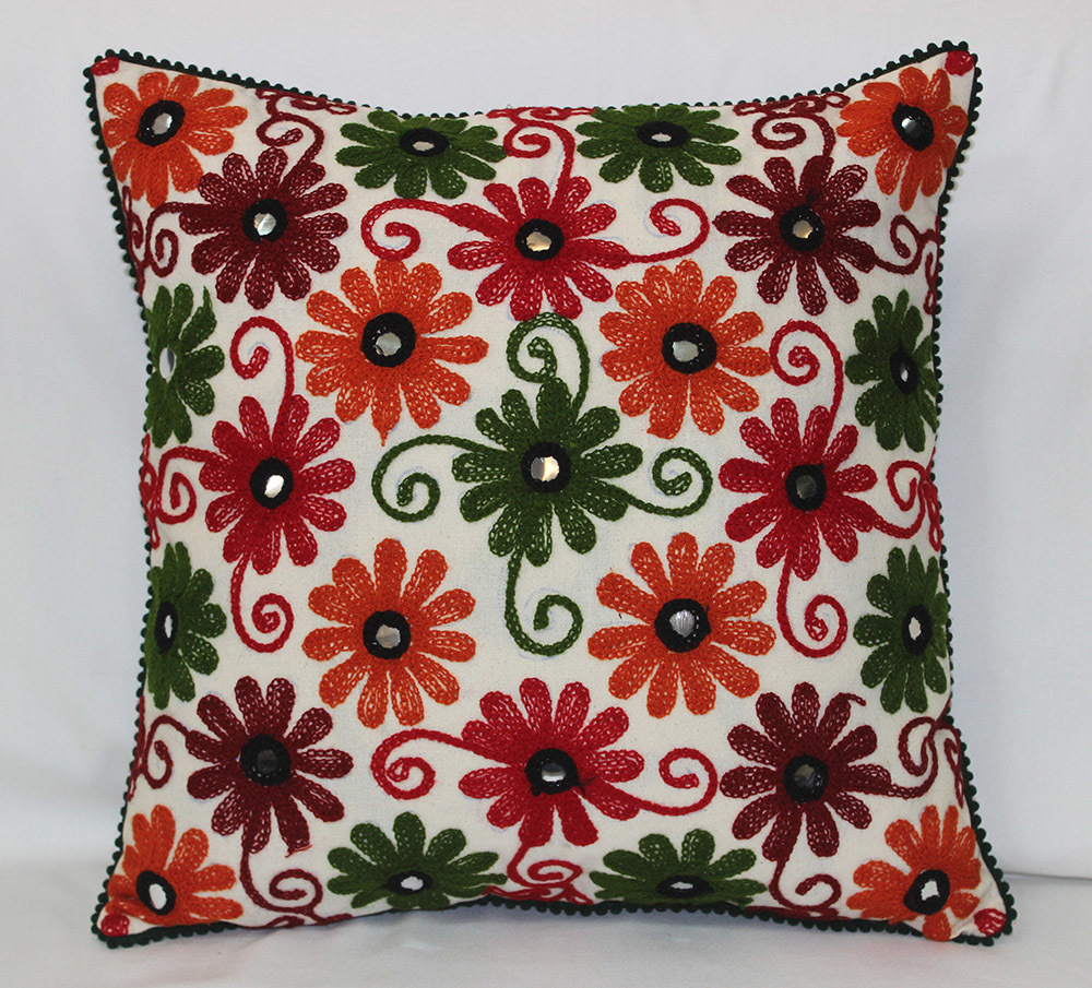 Embrodered Cushion Cover