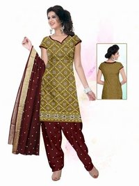 Fancy Border Dupatta Dress material