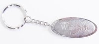 Whirlpool Metal Keychain