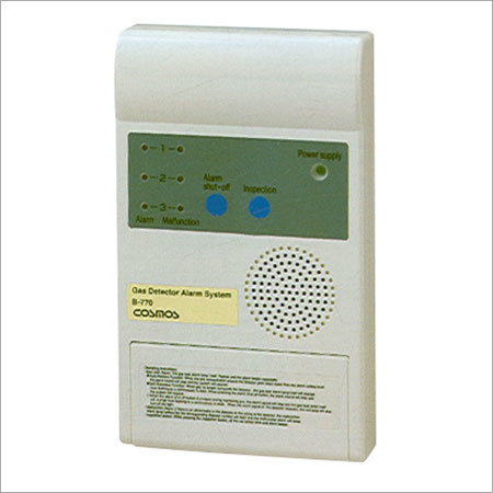 White Three Point Simplified Type Gas Alarm