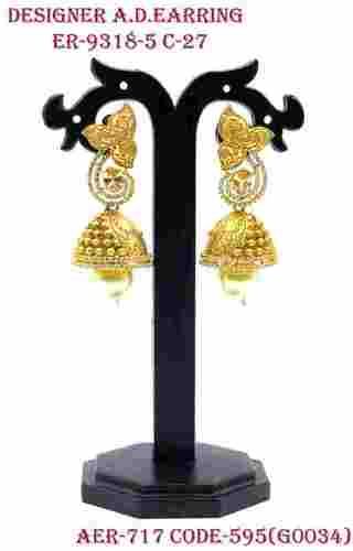 Ethnic & Delicate Designer Kundan Earring