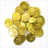 Round Gold Coin Choco Candy