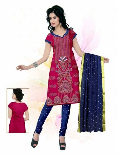 Reshma Border Dupatta with Ati work dress material