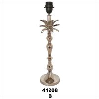 ROUND BASE TABLE LAMP WITH LEAF
