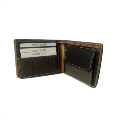 Mens Foldable Leather Wallet