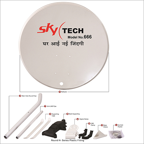 Dish Antenna Model No. 666-with Accessories