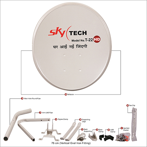 Dish Antenna Model No. T-22 HD With Accessories