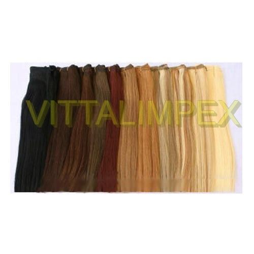 Colored Machine weft Hairs