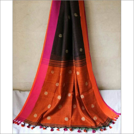 Linen Saree