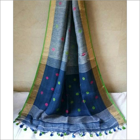 Ladies Linen Saree