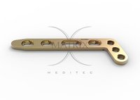 Golden Lcp Distal Radius L Plate 3.5mm, Oblique Angle Head 3 Hole