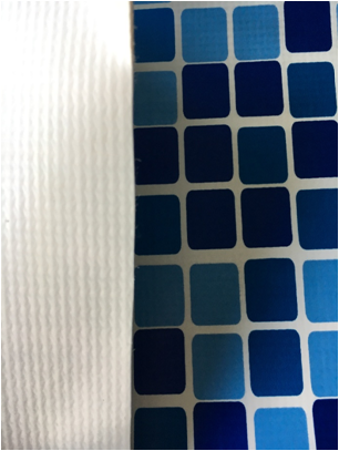 PVC Tarpaulin For Swimming Pool Bottom Or Foot Line PVC Tarpaulin For Swimming Pool Bottom Or Foot Line