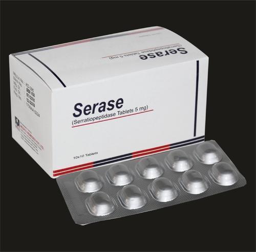 5Mg Serratiopeptidase Tablets Recommended For: Used To Relief From Pain And Inflammation