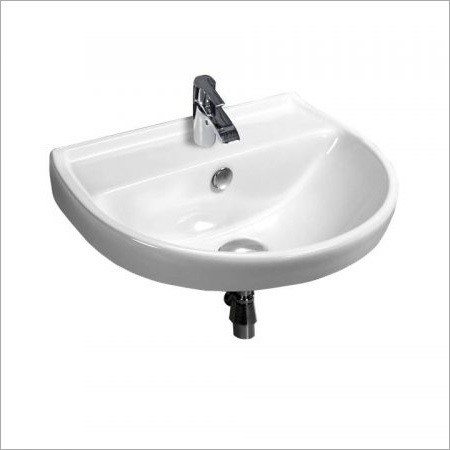 White Blenny Wall Hung Basin