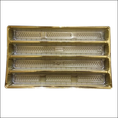 Golden Sweet Tray ( 4 Line Inner)