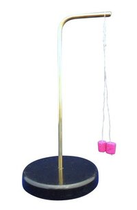 Black And White Pith Ball On Stand