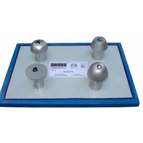 Blue Four Metal Model Rivets Set