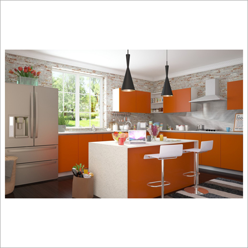 Chloe Modular Kitchen WIth Island Counter