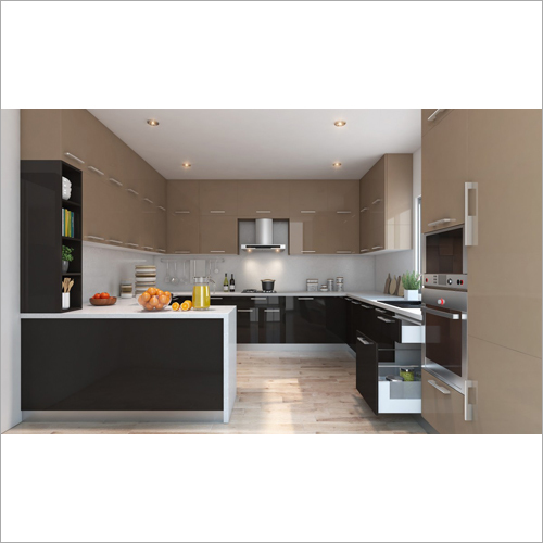 Clover U-shape Modular Kitchen