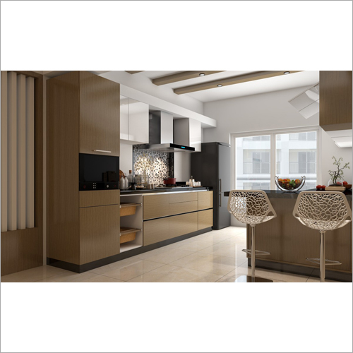 Crema Straight Modular Kitchen