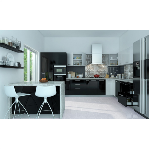 Ivy L-shape Modular Kitchen
