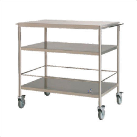 SS Trolley With 3 Shelves1