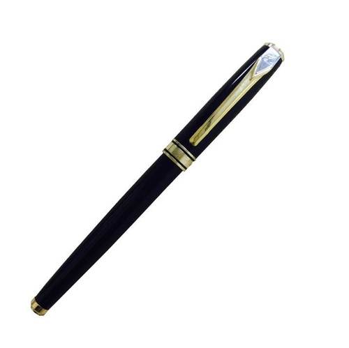 2 Tone Blk Shining Rp Gold Part Ball Pen