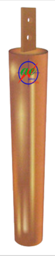 Golden Copper Pipe-In-Strip Earthing Electrode
