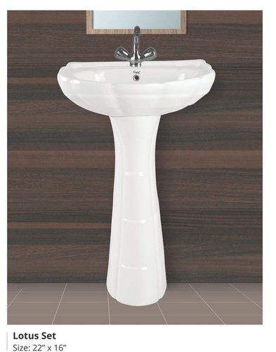 White Lotus Set Wash Basin