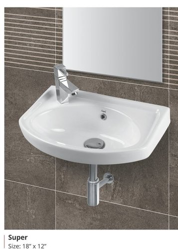 White Super Wash Basin