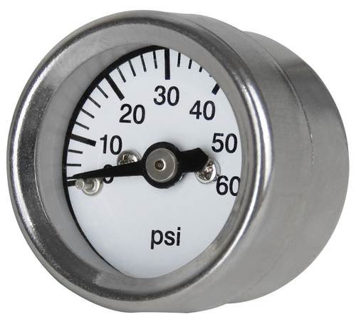 Bourdon Tube Type Mini Pressure Gauge Accuracy: Within 4% (Standard) Within 3% (Option) %