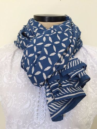 Cotton Indigo Print Sacrves