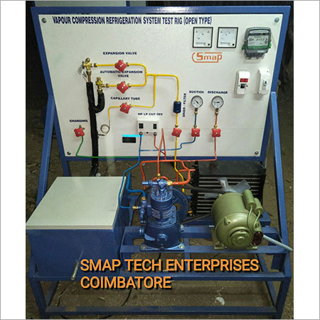 Vapour Compression Refrigeration Test Rig