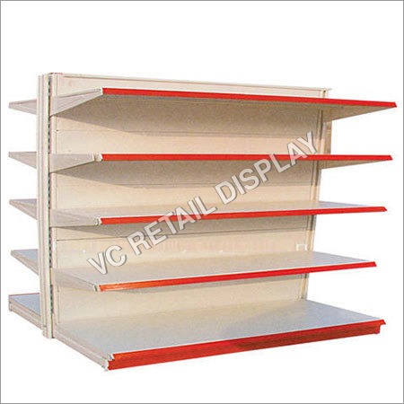 Floor Mounted Gondola Shelving Rack