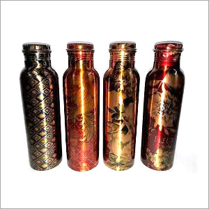 Printed Copper Water Bottle
