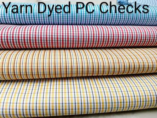 Check Shirting Fabric - Cotton Blend, 58 Inches Width, Multicolour, Yarn Dyed, Twill Style | Washable, Trendy Designs, Various Prints and Patterns